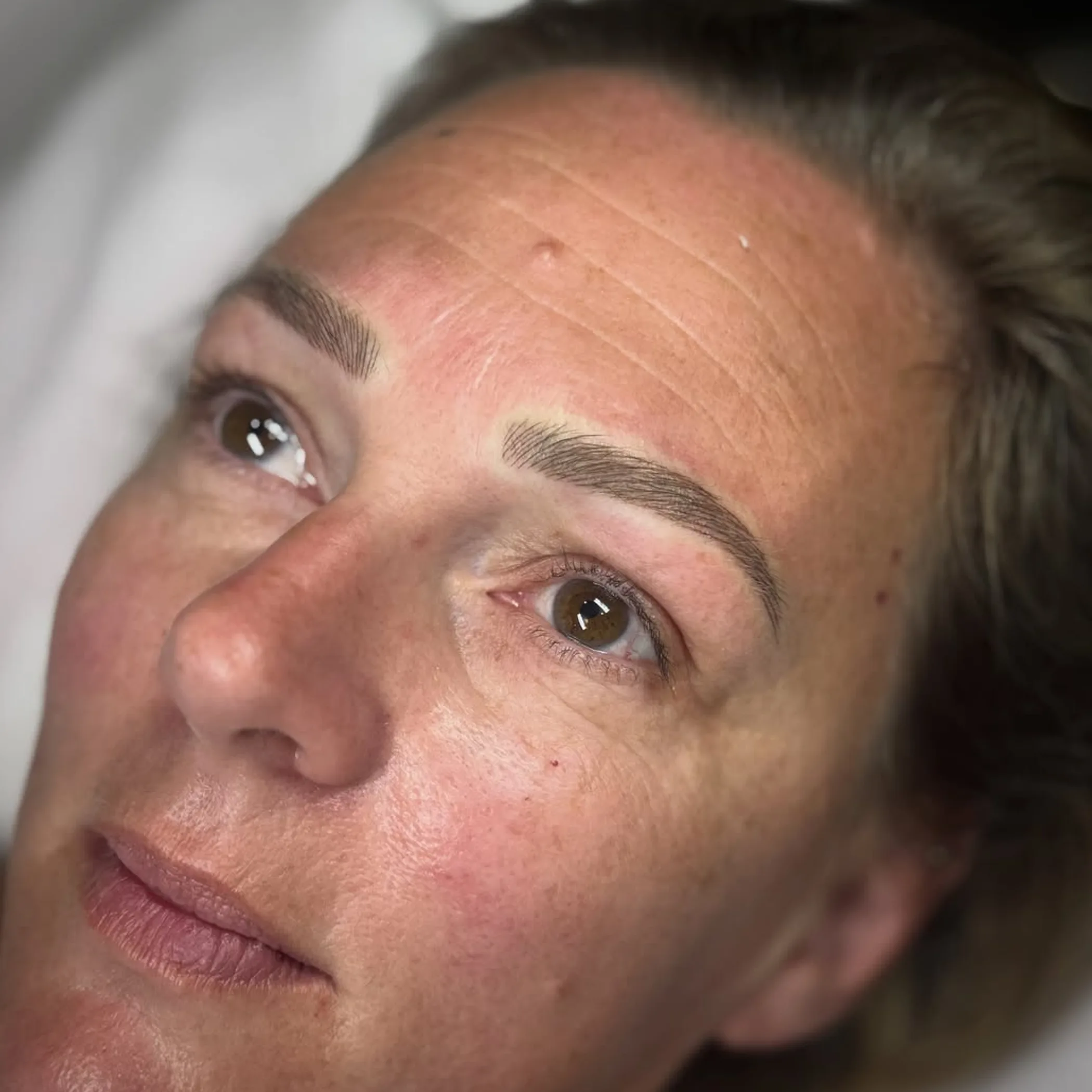 healing eyebrow tattoo